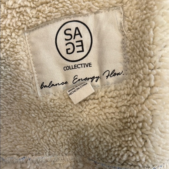 Sage Blue and Brown Plaid Jacket - Picture 7 of 8